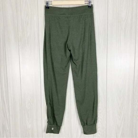 Sweaty Betty | Olive Green Athletic Jogger Pants Size XS - Picture 2 of 8